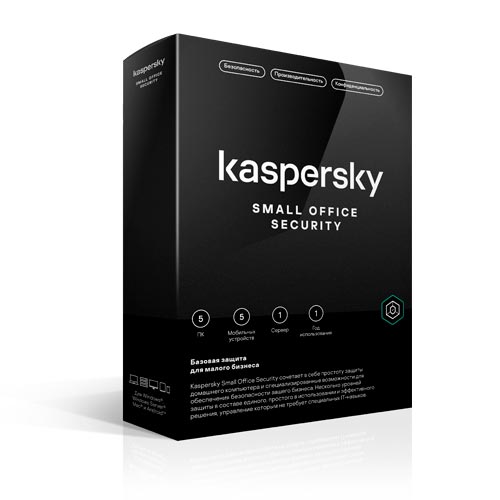 Купить Kaspersky Small Office Security (5 ПК + 5 мобильных устройств)