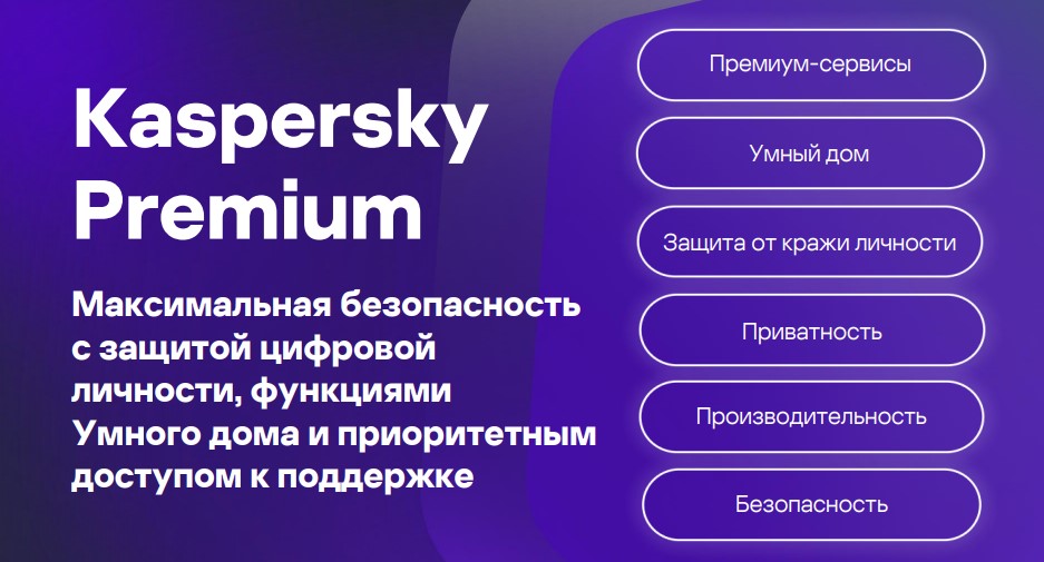 Kaspersky Premium -  Ваша цифровая премиум-безопасность